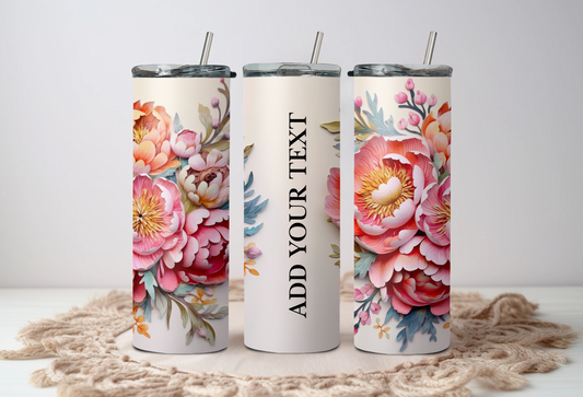 Floral tumblers