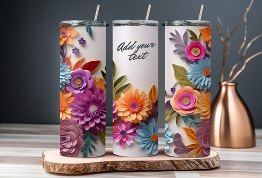 Floral tumblers