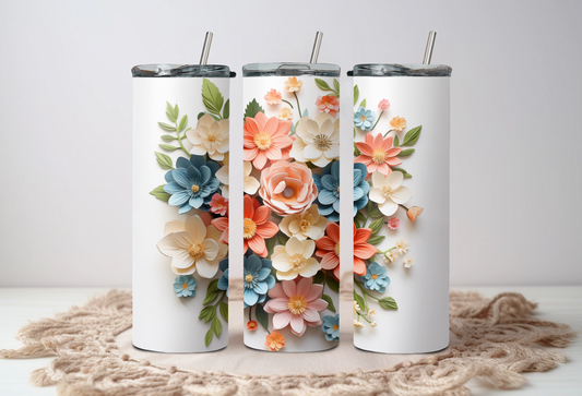 Floral tumblers