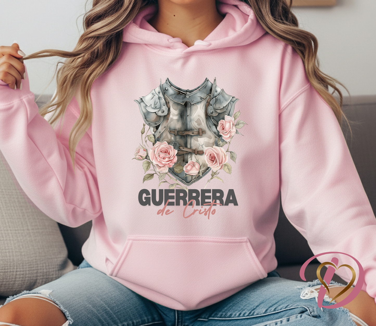 Guerrera Pink hoodie